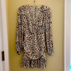 XS cheetah print dress